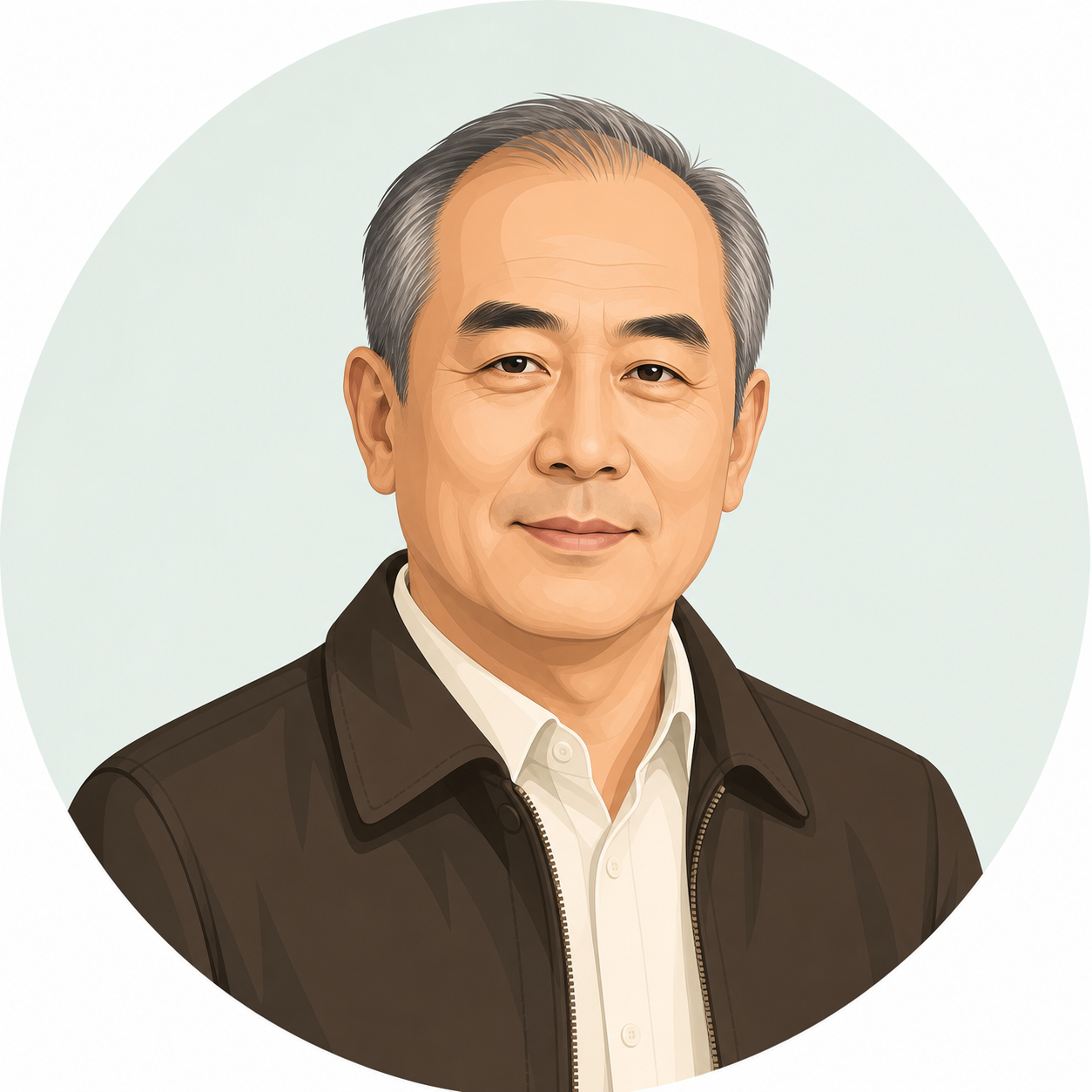 编号00240 生产运营高管2D虚拟头像